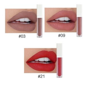 Autumn Nudes & Red Matte Liquid Lipstick Bundle | 3-Piece Lip Set + FREE Liner